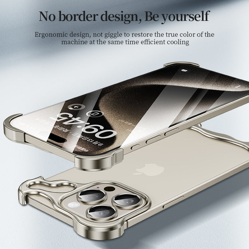 Alien Invisible Metal Case For iPhone