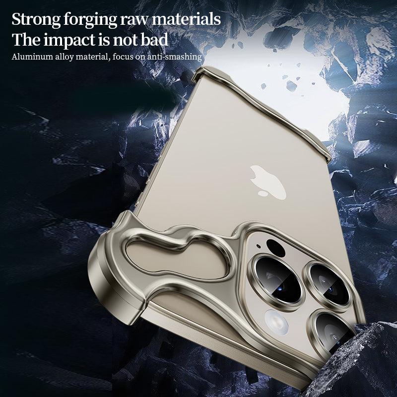 Alien Invisible Metal Case For iPhone