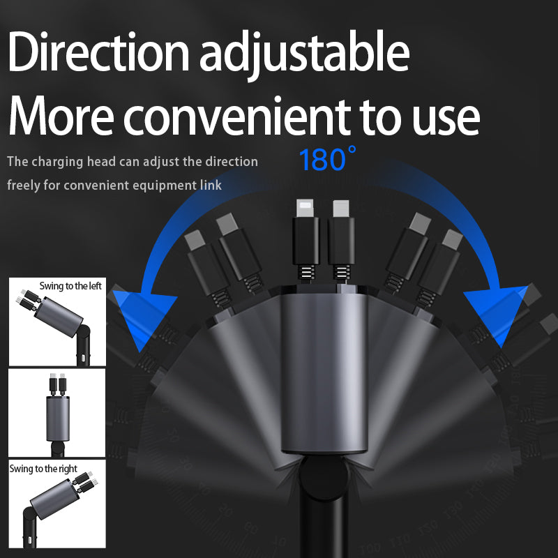 Retractable Multi-device Car Power Adapter