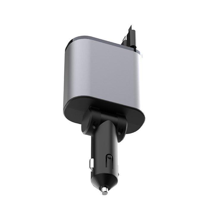 Retractable Multi-device Car Power Adapter