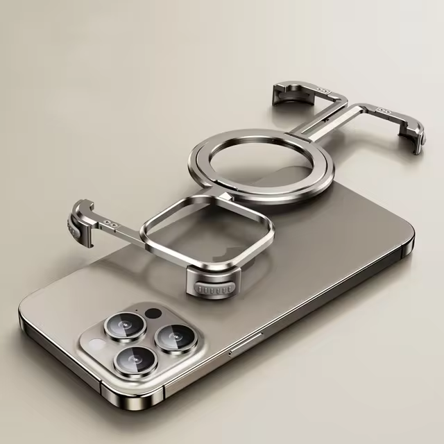 Upgrade T - Aluminum Alloy Magnetic Frame Case For iPhone