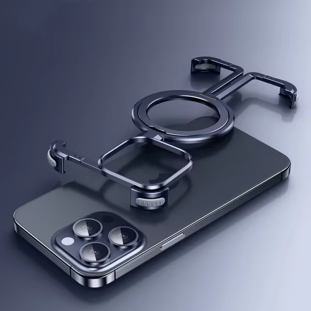 Upgrade T - Aluminum Alloy Magnetic Frame Case For iPhone