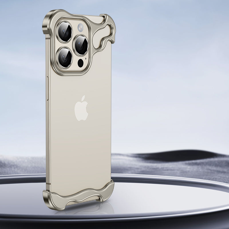 Alien Invisible Metal Case For iPhone